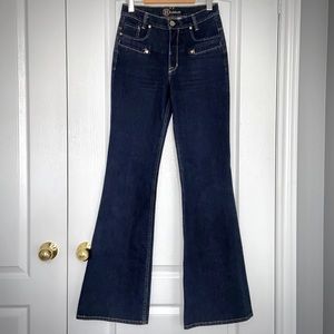 BEBE 7pocket High Waisted Wide Leg Jeans